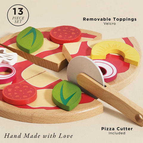 Le Toy Van - Pizza & Toppings with Slice Cutter