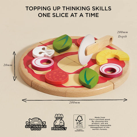 Le Toy Van - Pizza & Toppings with Slice Cutter