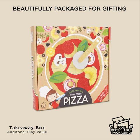 Le Toy Van - Pizza & Toppings with Slice Cutter