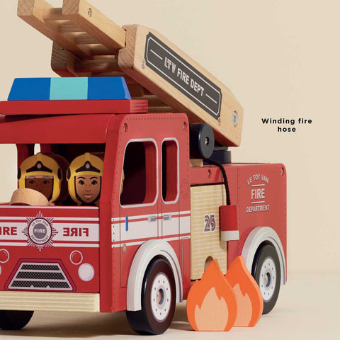 Le Toy Van - Toy Fire Engine & Characters