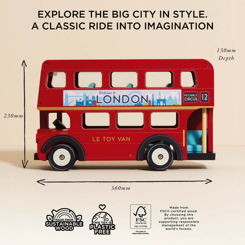Le Toy Van - London Wooden Bus