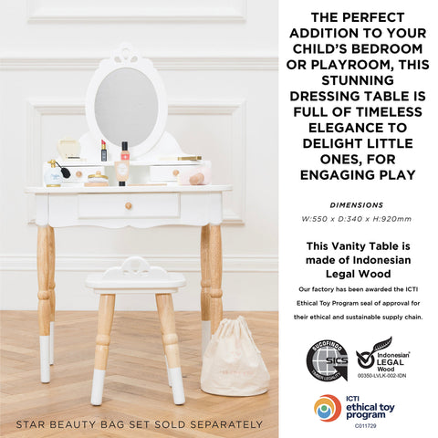 Le Toy Van - Dressing-up Vanity Table & Stool