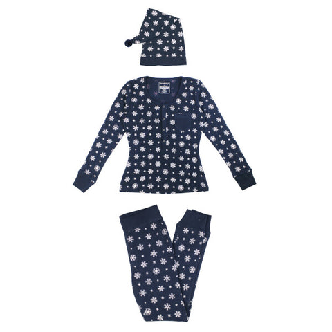 L'ovedbaby - Women's Holiday Thermal PJ & Cap Set
