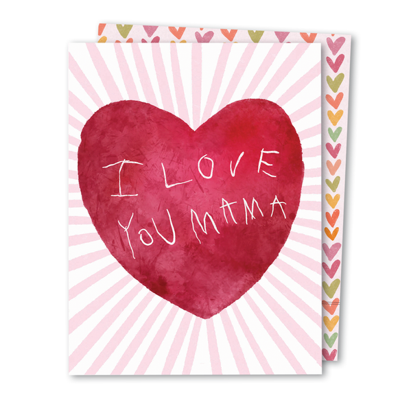 The Noble Paperie - Love You Mama | Mother's Day Valentines Day From Baby Card