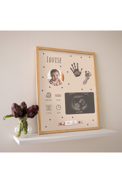 Petit Artichaut - Birth Frame | Keepsake