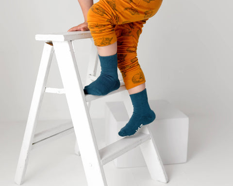Squid Socks - Baby & Kids Cotton Crew Grip Socks