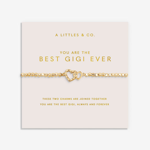 A Littles & Co - Forever Yours 'You Are The Best Gigi Ever' Bracelet
