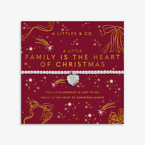 A Littles & Co - A Little 'Family Is The Heart Of Christmas' Bracelet