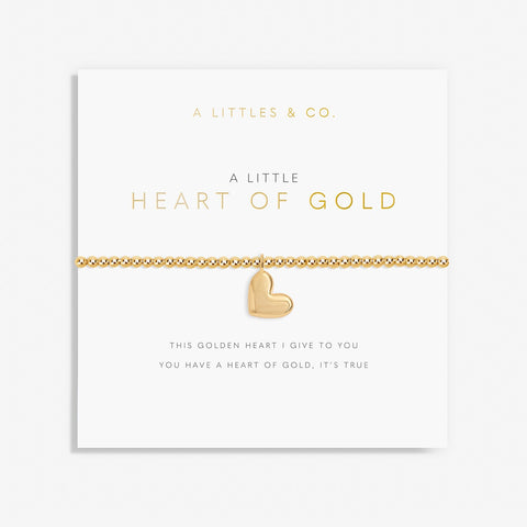 A Littles & Co - A Little 'Heart Of Gold' Bracelet