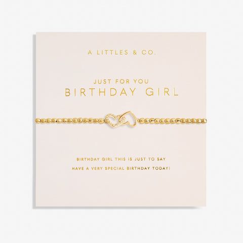 A Littles & Co - Forever Yours 'Just For You Birthday Girl' Bracelet