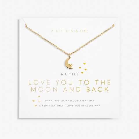 A Littles & Co - A Little 'Love You To The Moon And Back' Necklace