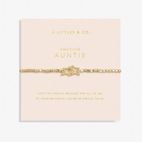 A Littles & Co - Forever Yours 'Amazing Auntie' Bracelet
