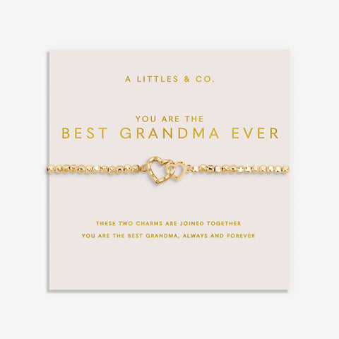 A Littles & Co - Forever Yours 'You Are The Best Grandma Ever' Bracelet