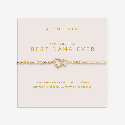 A Littles & Co - Forever Yours 'You Are The Best Nana Ever' Bracelet