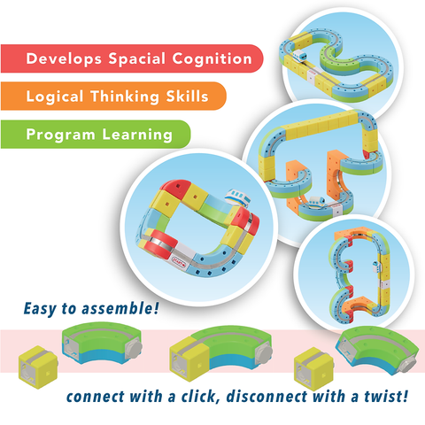 Rail Cube -  Magnetic Monorail Starter Set