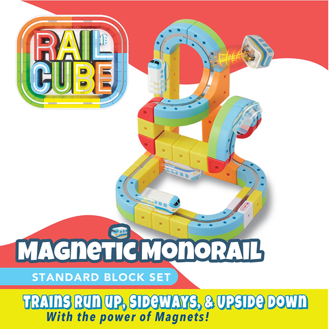 Rail Cube -  Magnetic Monorail Starter Set