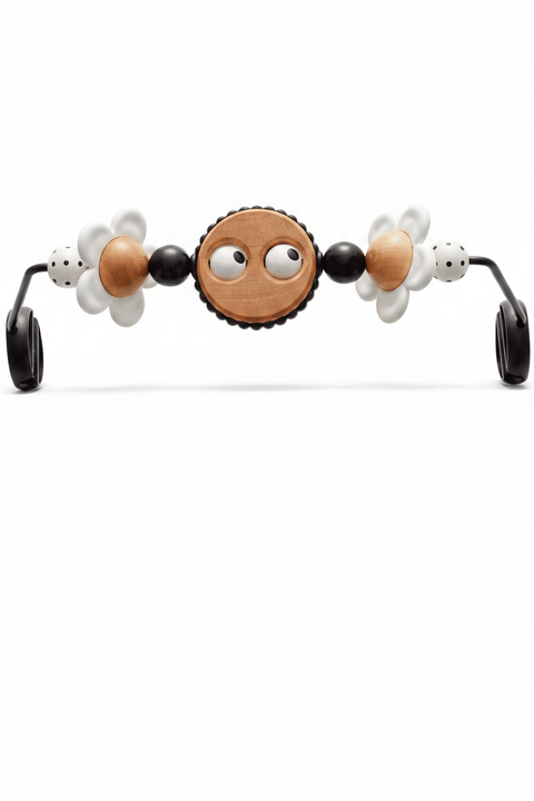 Black & White Googly Eyes Toy White Background