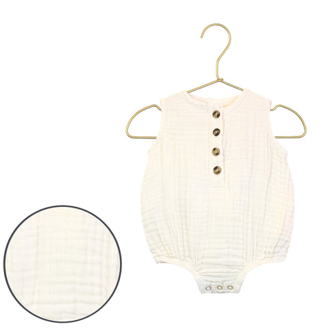 Lou Lou and Company - Cloud Muslin Bubble Romper
