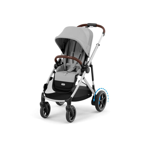 cybex gazelle s kinderwagen Cybex e-Gazelle S Electronic Assist Stroller, Black Frame/Almond Beige