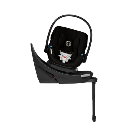 Aton G2 Swivel Infant Car Seat with Load Leg Base by Cybex Moon Black