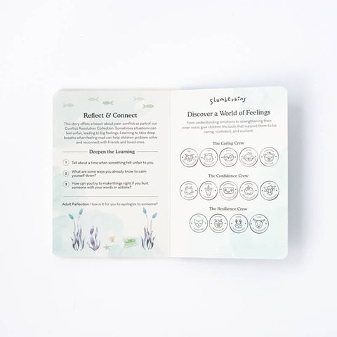 Slumberkins - Hammerhead's Conflict Resolution Plush Snuggler Set +2 books