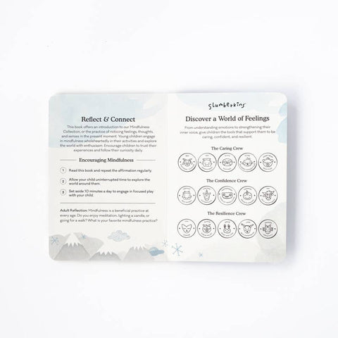 Slumberkins - Yeti's Mindfulness Plush Snuggler Set - with 2 books!