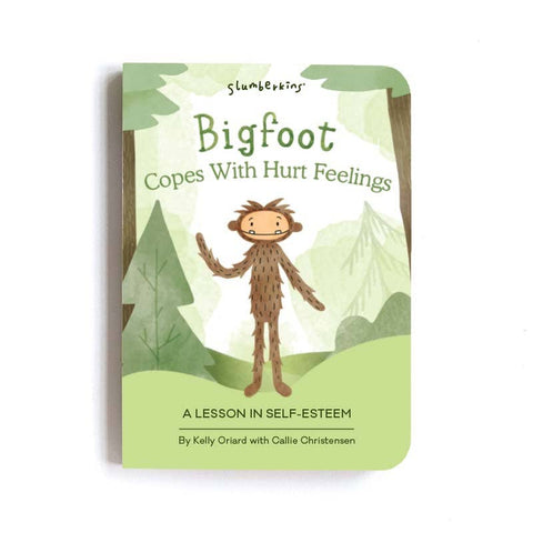 Slumberkins - Bigfoot's Self Esteem Plush Snuggler Set - with 2 books!