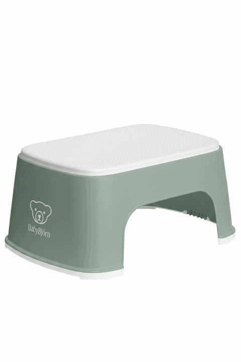 Deep Green Step Stool White Background