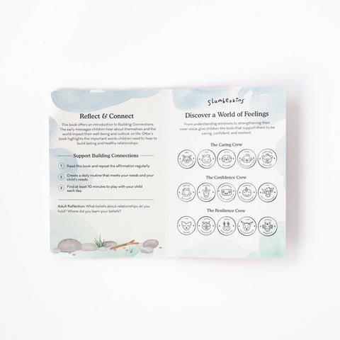 Slumberkins - Otter's Building Connections Plush Set - with 2 books!
