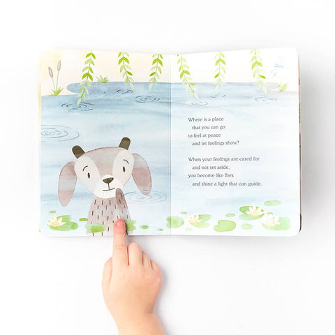 Slumberkins - Ibex's Emotional Courage Plush Snuggler Set - with 2 books!