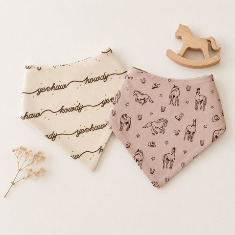L'ovedbaby - Organic Bandana Bib | 2-Pack