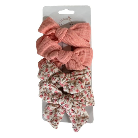 Sugar and Maple - Muslin Bows (4ct)