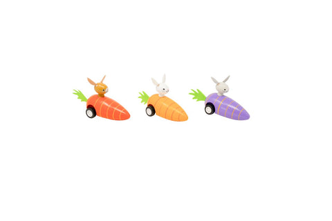 Jack Rabbit Creations - Pull Back Bunny in Carrot