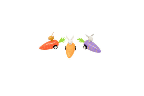 Jack Rabbit Creations - Pull Back Bunny in Carrot
