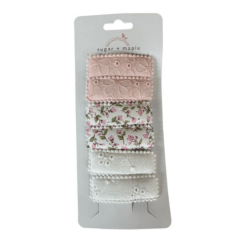 Sugar and Maple - Barrette Clips (6ct)
