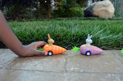 Jack Rabbit Creations - Pull Back Bunny in Carrot