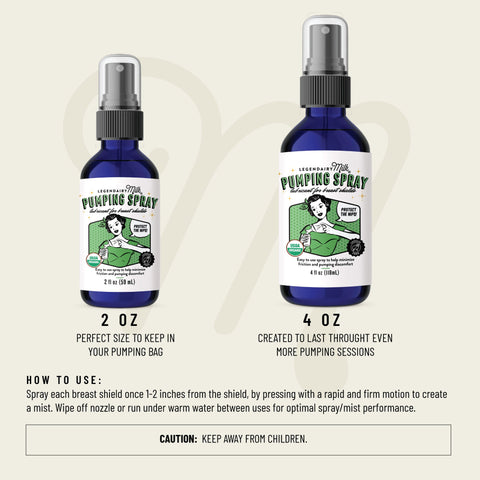 Pumping Spray by Legendairy Milk