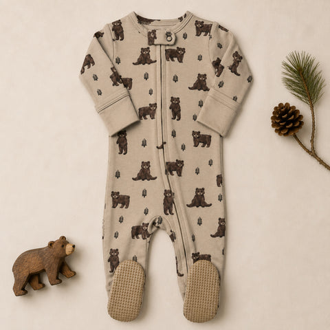 L'ovedbaby - Organic 2-Way Zipper Footie