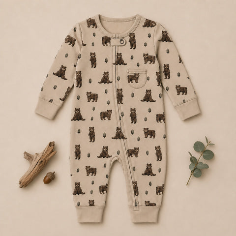 L'ovedbaby - Organic Footless 2-Way Zipper Romper