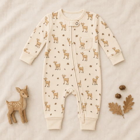 L'ovedbaby - Organic Footless 2-Way Zipper Romper