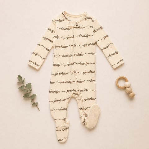 L'ovedbaby - Organic 2-Way Zipper Footie