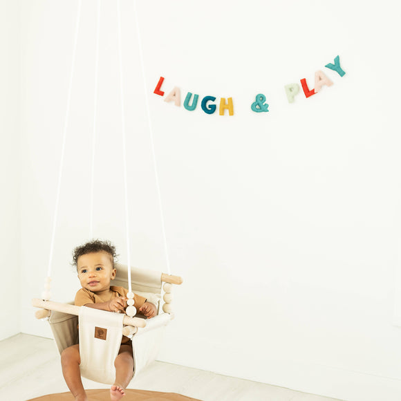 The Whimsical Woolies - Laugh & Play Letter Garland