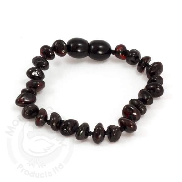 Momma Goose - Baltic Amber Baby Bracelet || Cherry