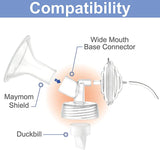 Maymom - Spectra Compatible | MyFit Wide Mouth Base Connector 2 pack