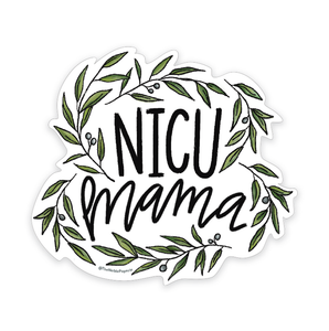 The Noble Paperie - NICU Mama | NICU Support Mother Mom Preemie Flower Sticker