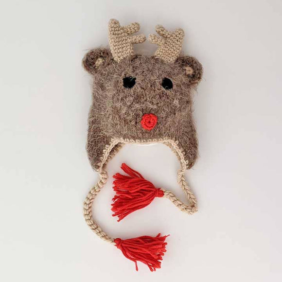 Huggalugs - Rudolph Reindeer Beanie Hat