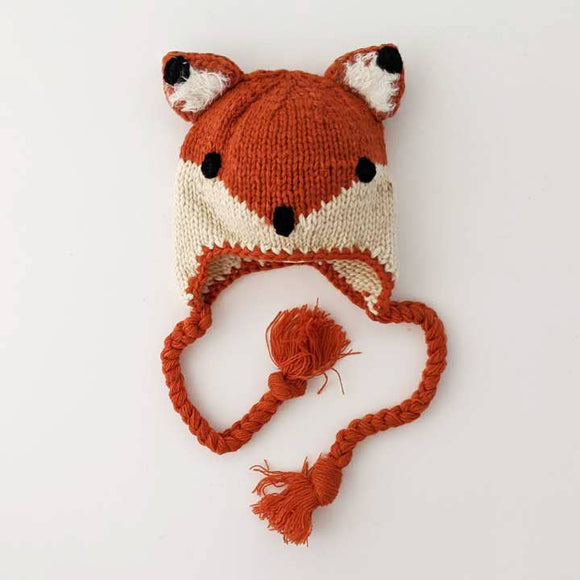 Huggalugs - Fox Earflap Beanie Hat