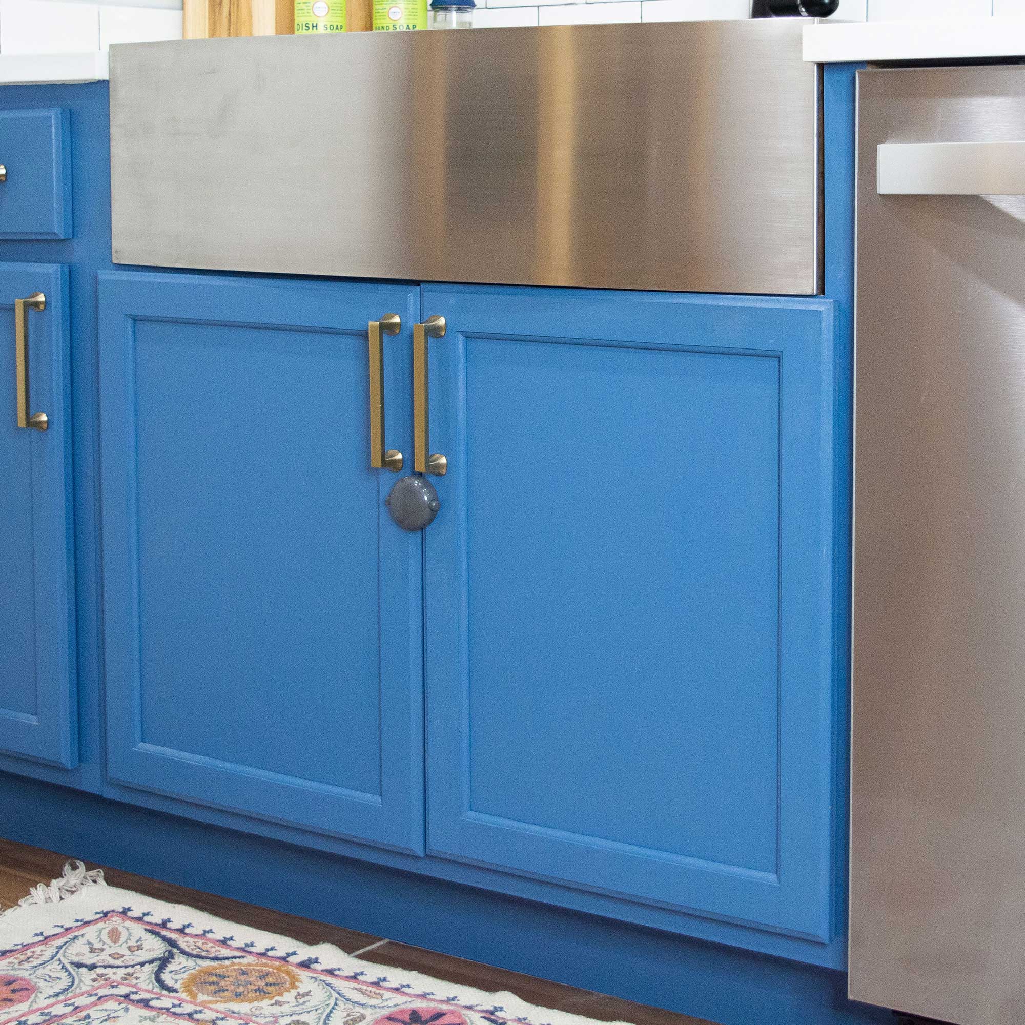Child proof double sales doors