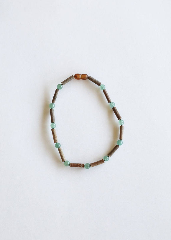 CanyonLeaf - Kids: Hazelwood + Adventurine Necklace