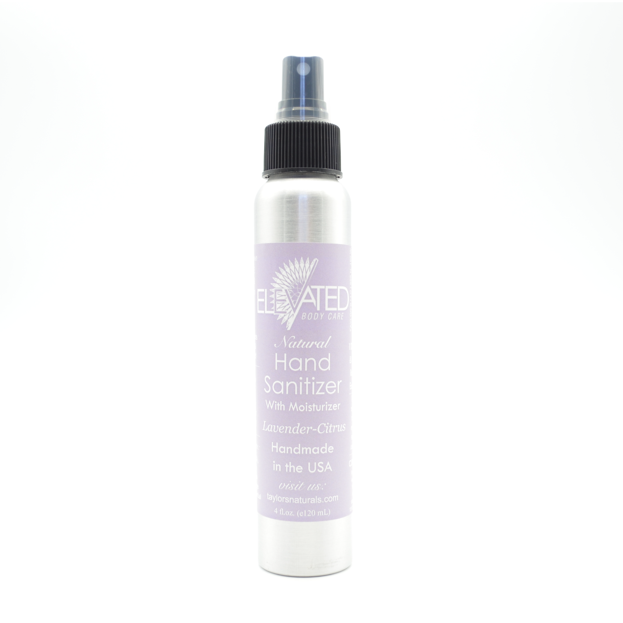 ELEVATED Natural Hand Sanitizer with Moisturizer 4 oz Inland